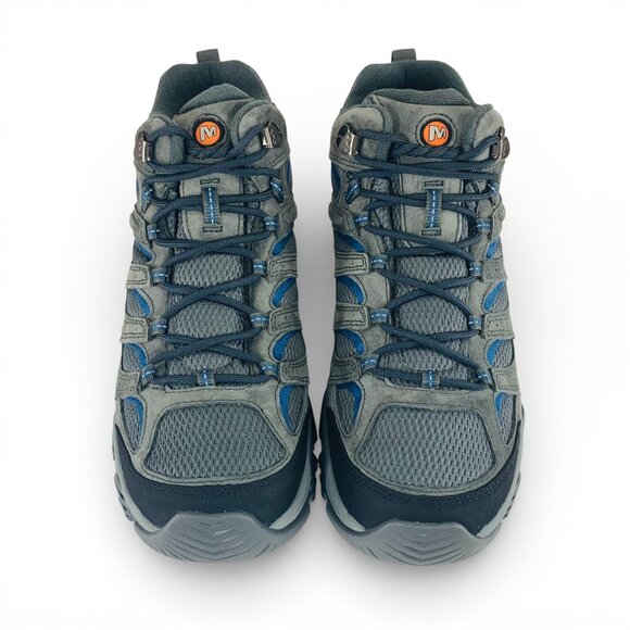 Merrell Moab 3 Mid Granite Grey Blue Men\'s Wide Hiking Shoes Boots J035865W main image 6